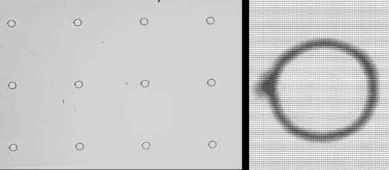 홀 형상 검사 이미지